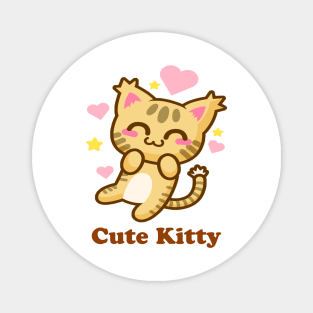 cute kitty lover Magnet